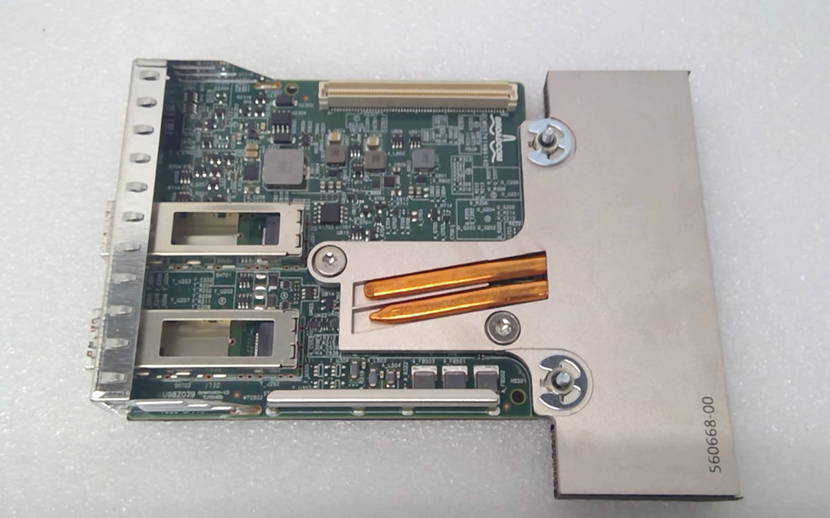 09XY73 9XY73 Dell Broadcom 57414 25Gb Dual Port SFP28 RNDC Network Daughter Card