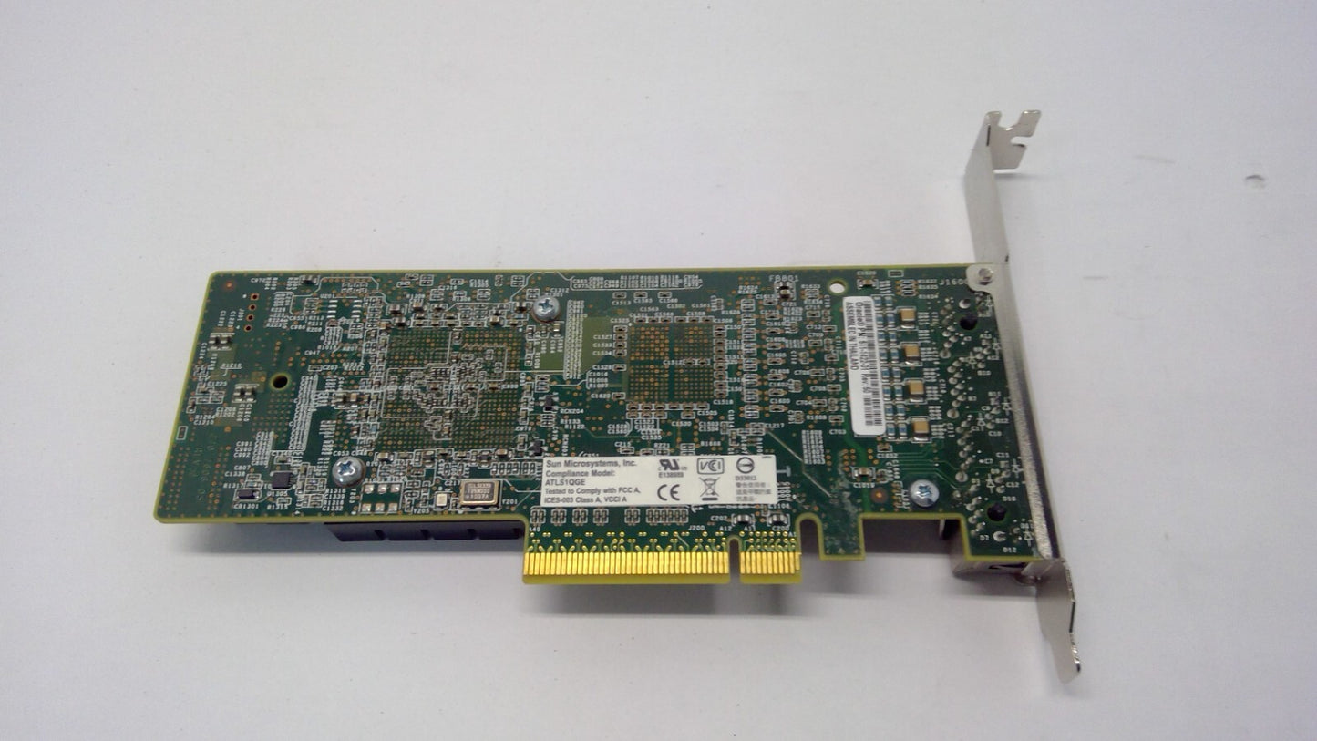 Sun 4-Port 1gb Gigabit RJ-45 Network PCIe Adapter 511-1422-01 ATLS1QGE H/ P
