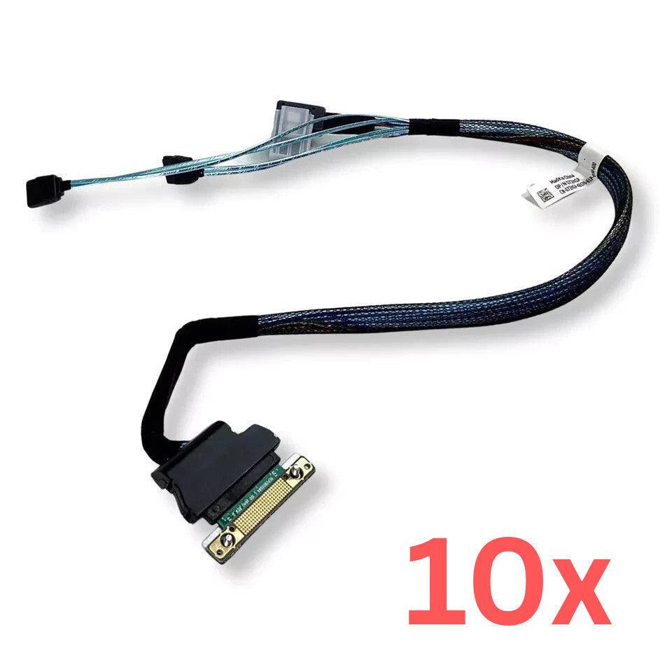 LOT OF 10 Dell PowerEdge R430 MINI SAS SATA SSD BP to PERC Cable 72HGP 072HGP