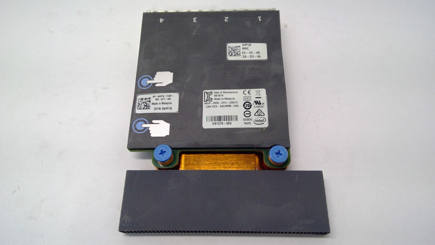 64PJ8 DELL Intel X550-T4 10GB Quad Port RJ-45 Network Daughter Card 064PJ8