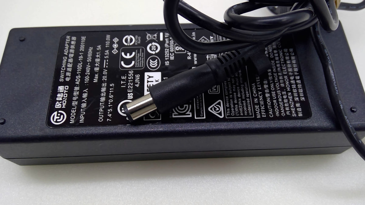 FOR LACIE BIG DOCK THUNDERBOLT 3 HOIOTO ADS-110DL-19-1 110W 20V 5.5A AC Adapter