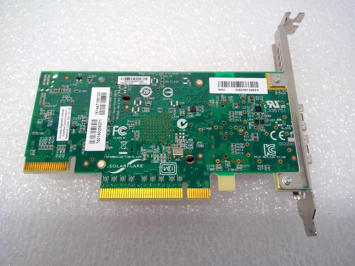HP 811794-001 789001-001 ETHERNET 10GB 2-PORT 572SFP+ ADAPTER High Bracket