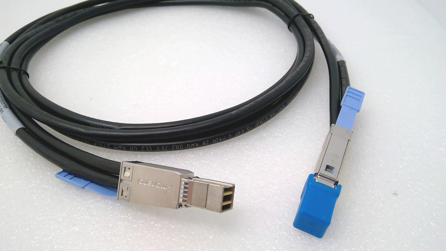 HPE 691970-003 2M External Mini-SAS HD SFF-8644 Cable 717433-001 12Gb