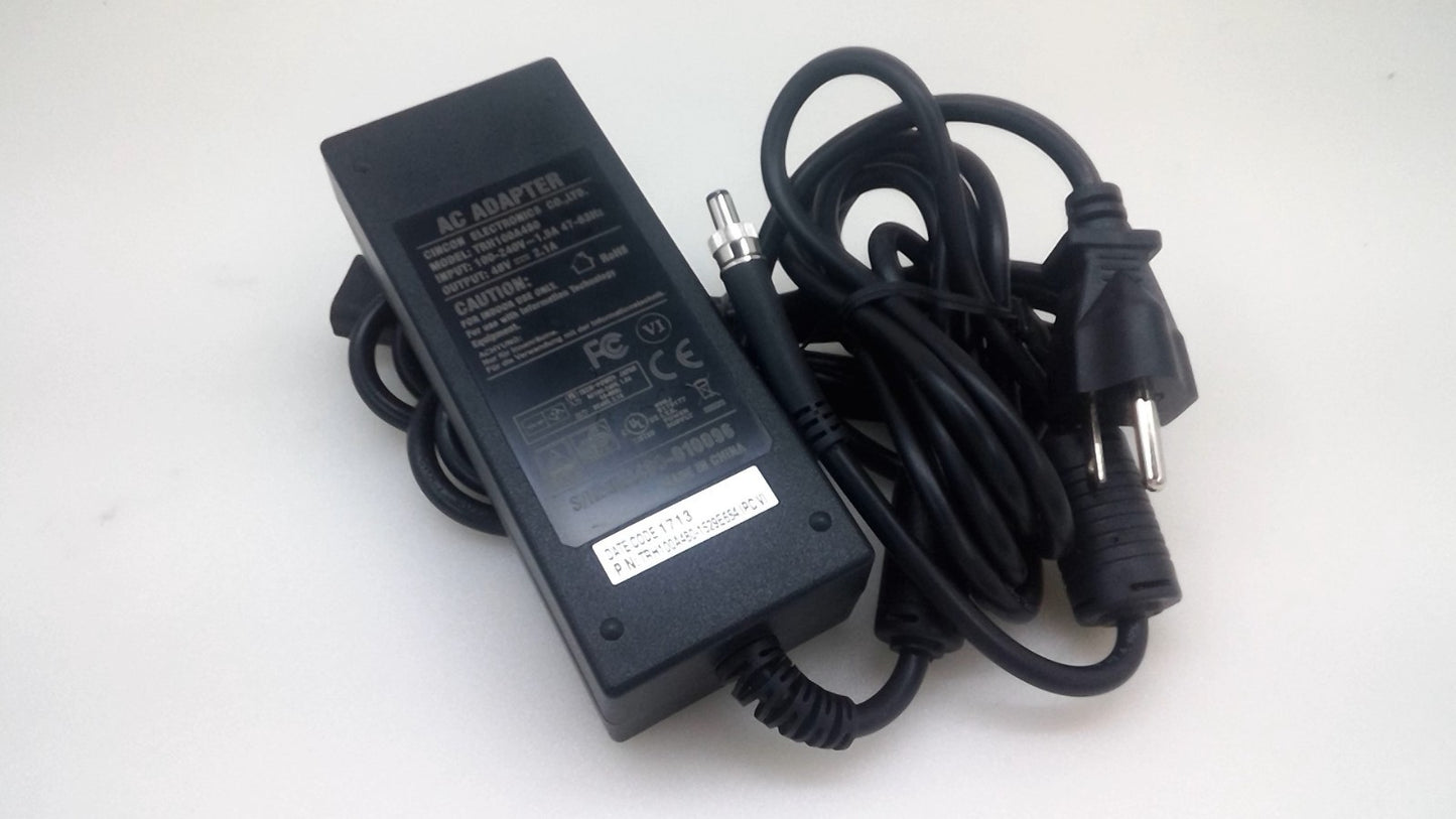 Genuine CINCON TRH100A480 AC Adapter 48V 2.1A Tip 5.5*2.5mm /Screw lock