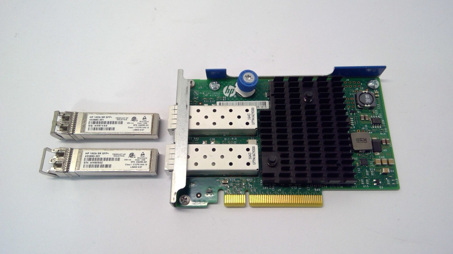 HP 560FLR-SFP 669281-001 Intel 82599 10Gb 2-PORT FlexibleLOM Card w/2 SFP