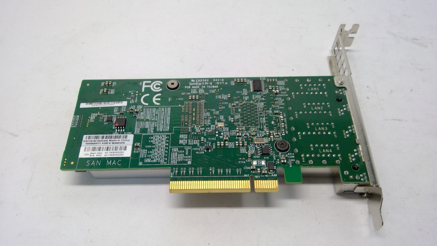 SUPERMICO AOC-STG-I4T 10Gigabit 10GBe BaseT Quad Port Server NIC High Profile