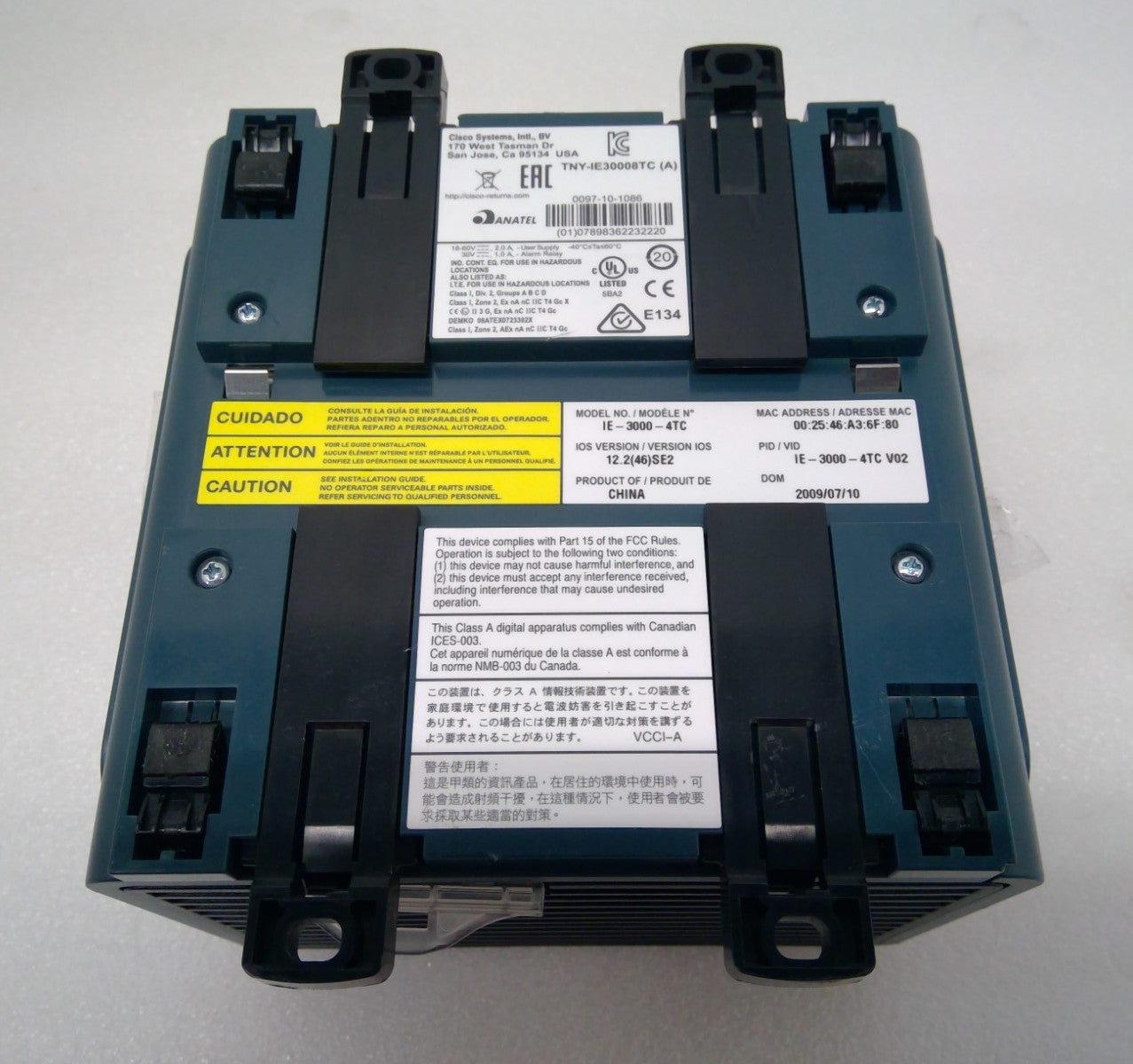 Cisco IE-3000-4TC Industrial Ethernet Managed Switch