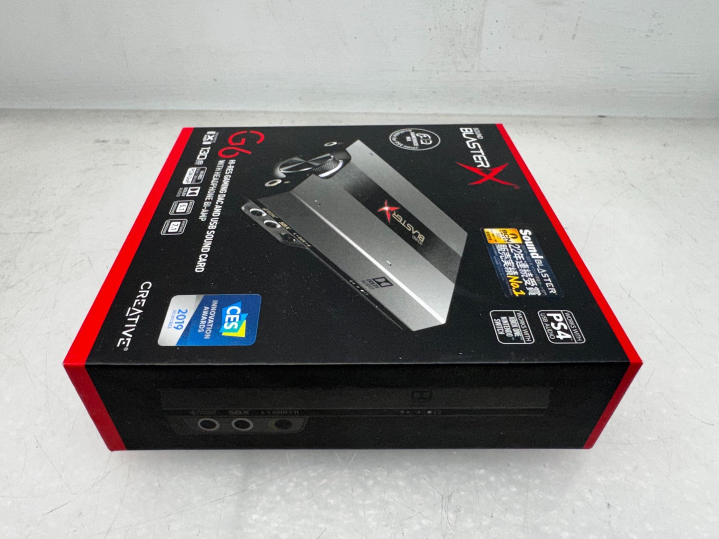 NEW Sound BlasterX G6 Hi-Res Gaming DAC and USB Sound Card w/Bi-Amp