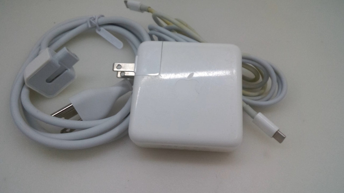 OEM 61W USB-C AC Adapter Charger Combo for Apple MacBook Pro 13" A1718 A1947