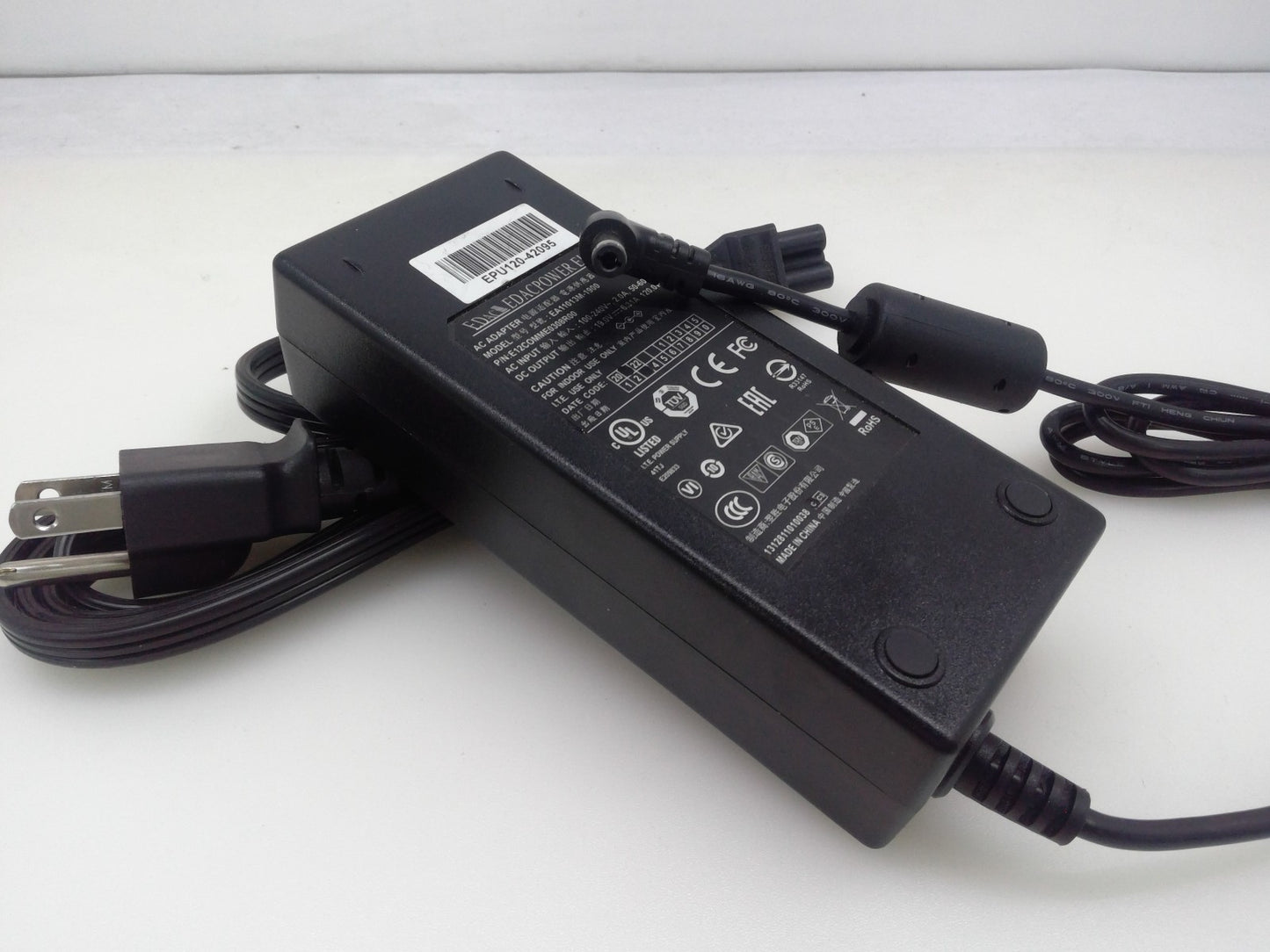 GenuineEDAC EM110113M-1900 19V 6.31A AC Adapter Charger w/Power Cord 5.5*2.5mm