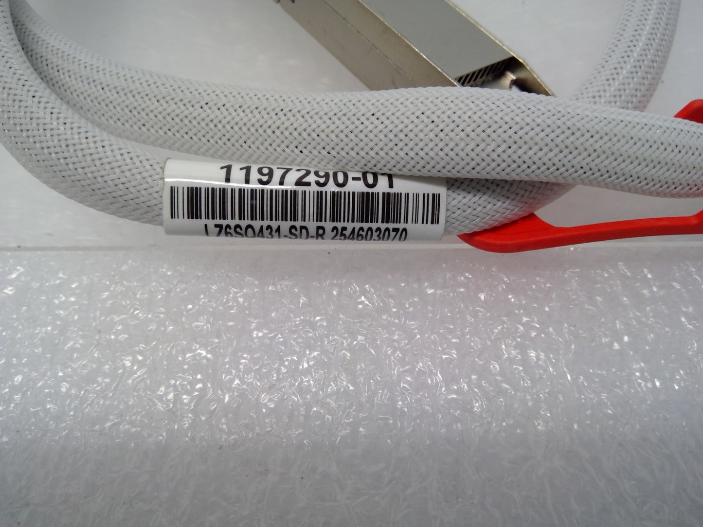 Luxshare 800G OSFP AOC Cable 1.13M 30AWG LZ6SQ431-SD-R 1197290-01 Red/Blue