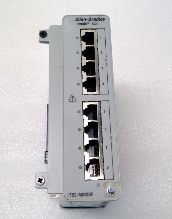 Allen-Bradley 1783-MMX8E Stratix 5800 Rockwell Automation- PoE+ Expansion Module