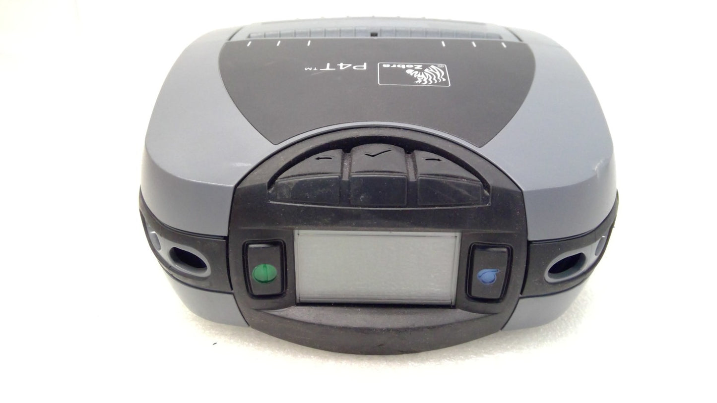 Zebra P4T Thermal Label Printer P4D-0UG00000-00 w/ Battery NO AC Adapter
