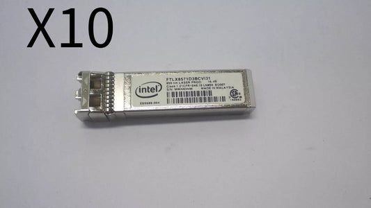 *LOT OF 10* Intel FTLX8571D3BCVI31 10gb SFP+ Transceiver