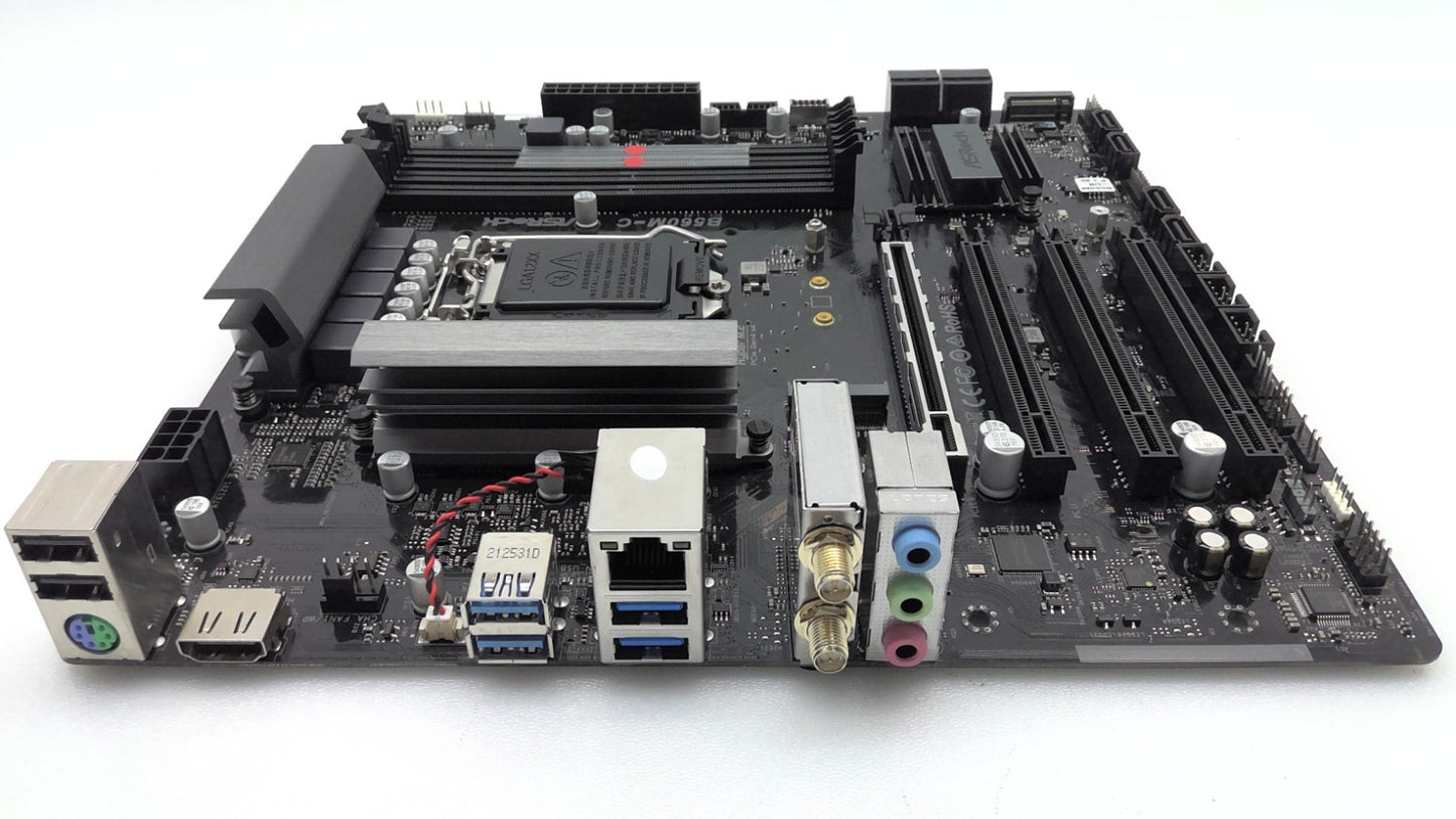 ASRock B560M-C Motherboard DDR4 LGA1200 Micro ATX  No WiFi Card *Read*