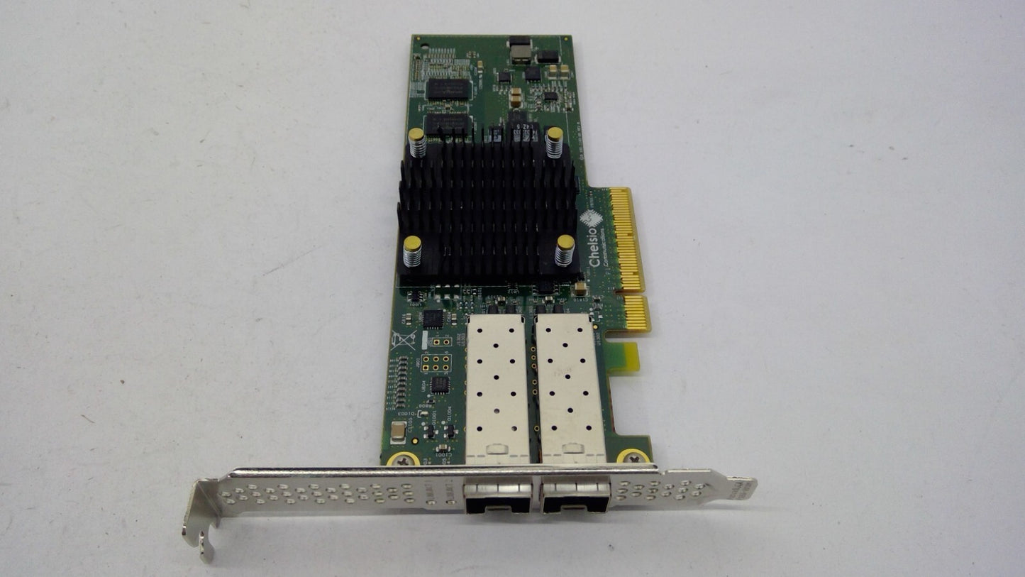 Chelsio T520-CR Dell HTTG1 Dual Port 10GB SFP+ PCI-E HBA High Profile Tested