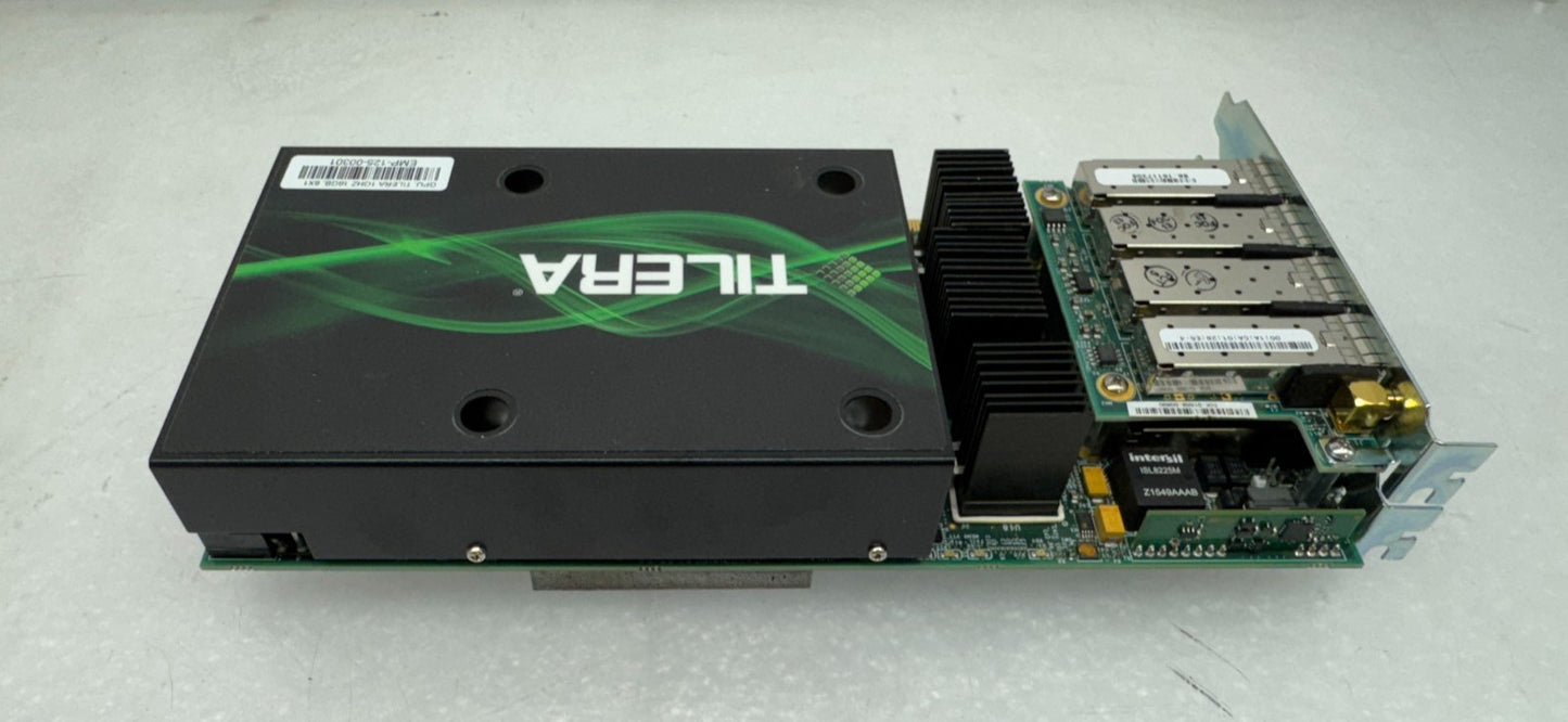 Tilera GPU 1Ghz 16GB 8X10GB EMP-125-00301 SFP+ PCIE Card