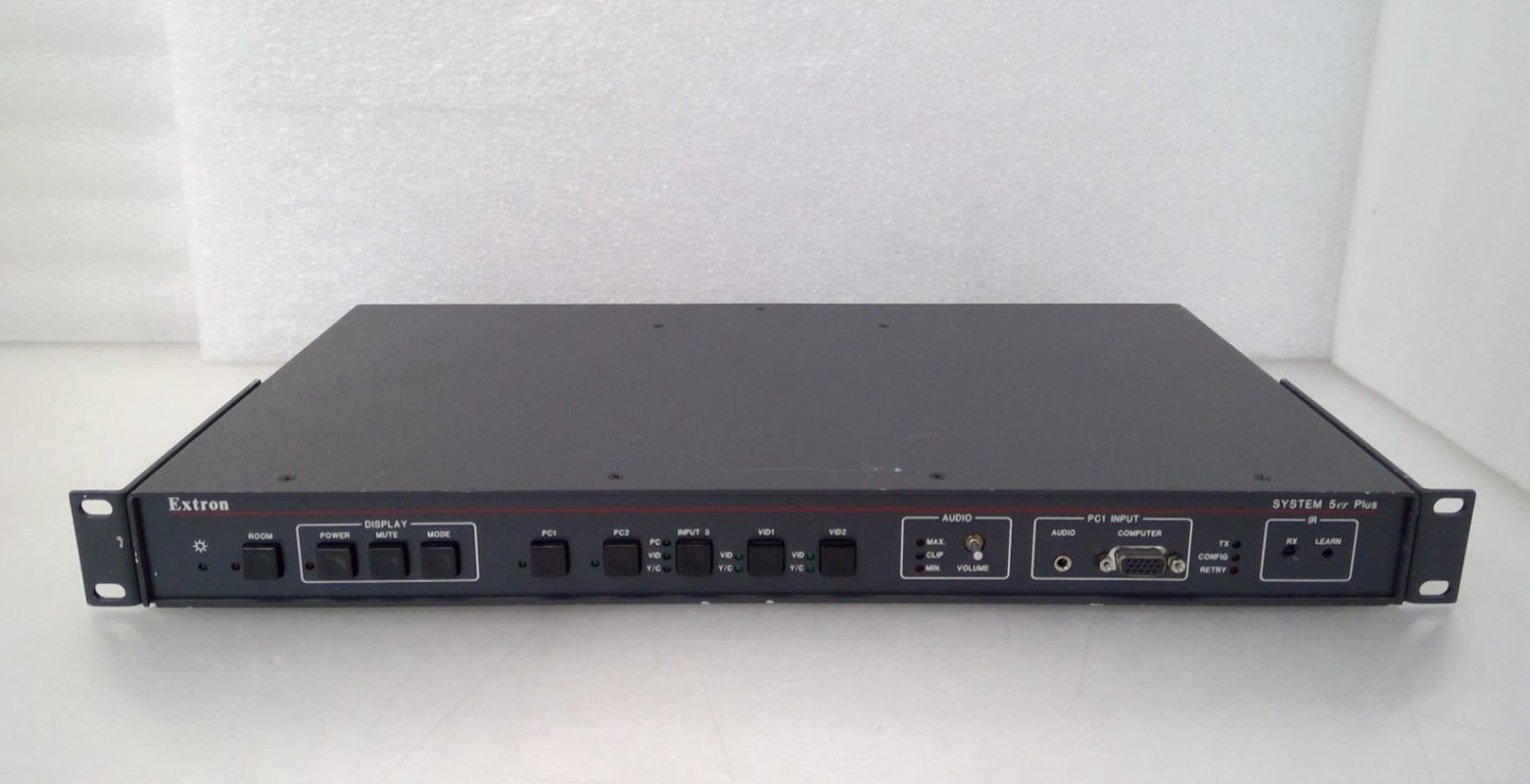Extron A/V Room & Projector Control System 5cr Plus Switcher AV Deck *Read*