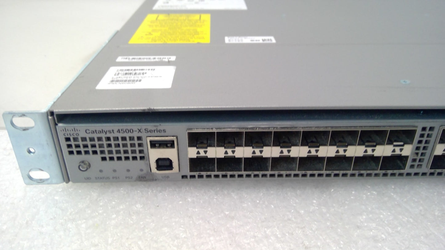 Cisco Catalyst WS-C4500X-32SFP+ 4500-X 40x 10GbE SFP+ Port Ethernet Switch