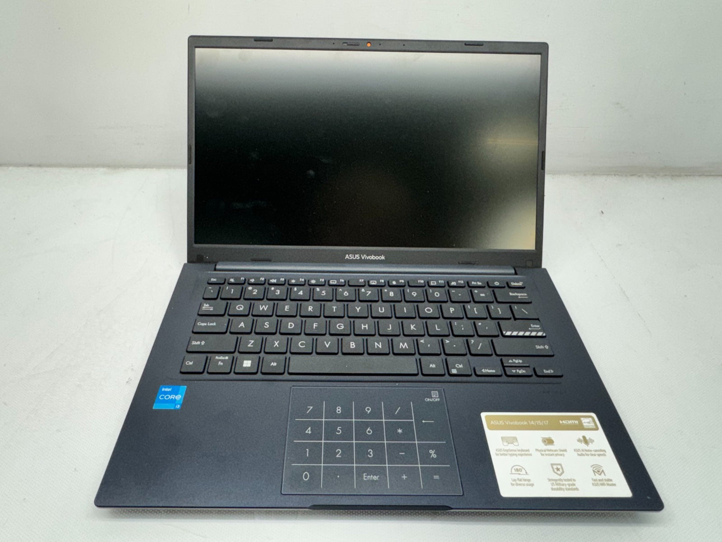 Asus Vivobook X1404ZA 14" Intel i3-1215U@1.20GHz 16GB 256GB W/AC *READ*