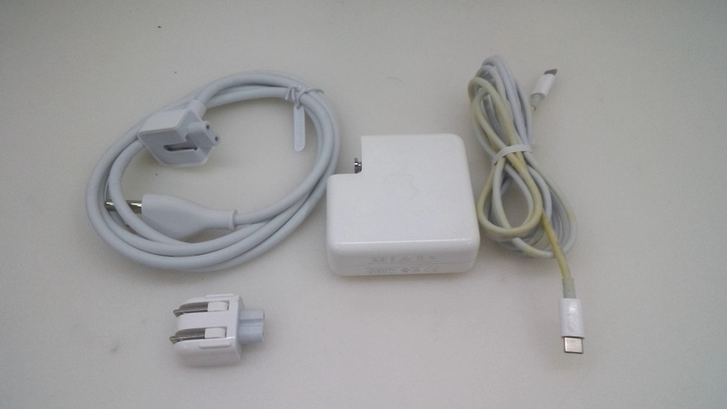 OEM 61W USB-C AC Adapter Charger Combo for Apple MacBook Pro 13" A1718 A1947
