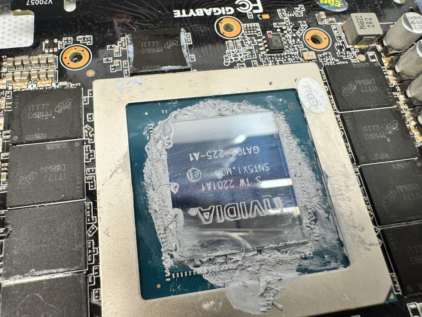 For Parts GIGABYTE GeForce RTX 3080 Ti EAGLE 12G - Graphics Card Not Working