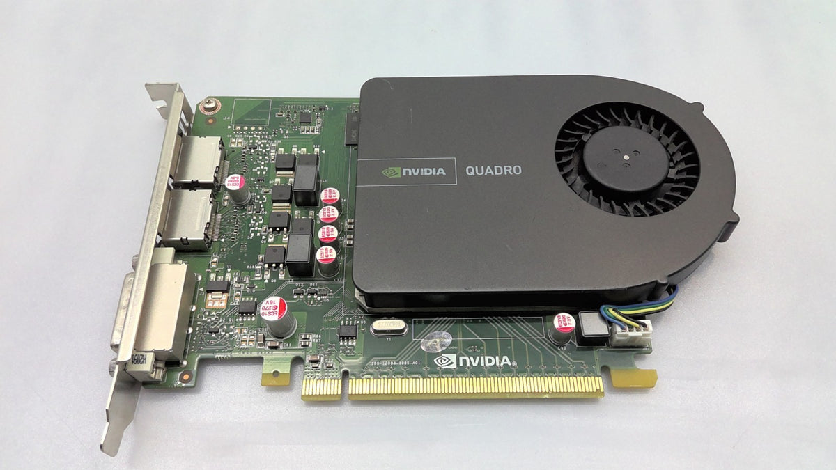 Dell 8MDMW 08MDMW nVidia Quadro 2000 1GB PCIe Graphics Card 2xDisplay Port 1xDVI