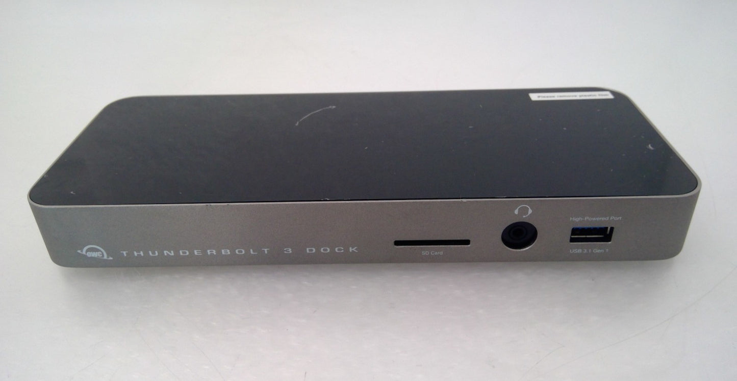 OWC OWCTB3DK12PSG Thunderbolt 3 Dock Docking Station Black