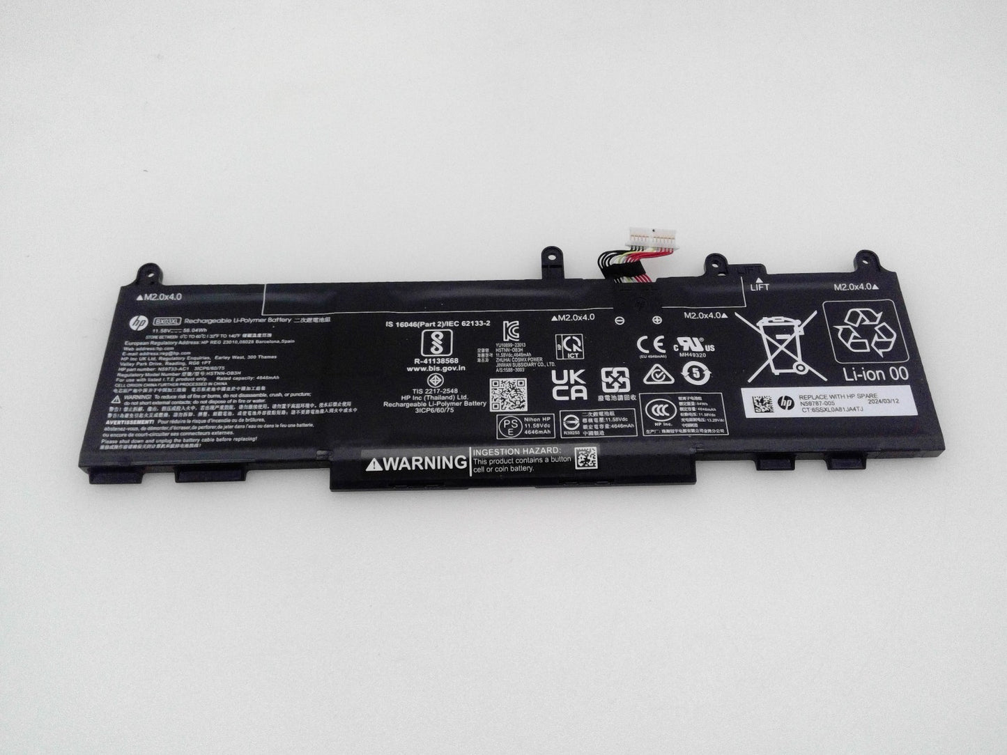Genuine BX03XL Battery For HP EliteBook 830 835 840 845 860 865 G11 HSTNN-OB3H