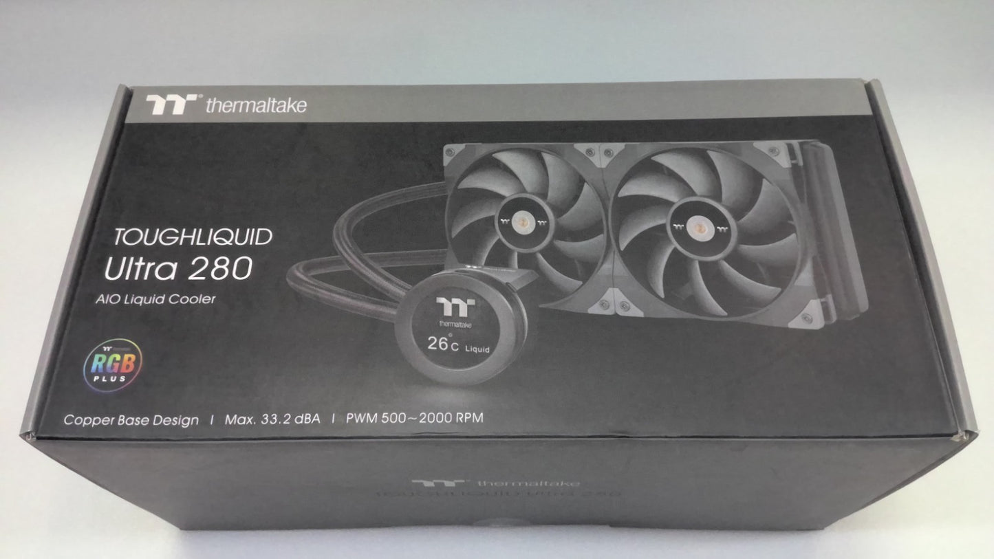 Thermaltake CL-W374-PL14BL-A TOUGHLIQUID Ultra 280 All-In-One Liquid Cooler