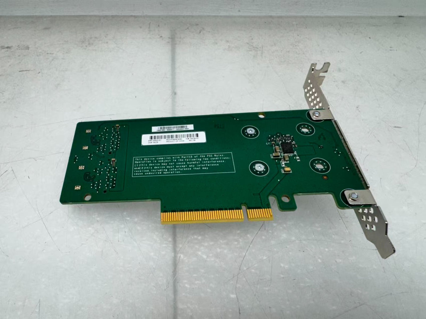 HPE SATA M.2 2x240GB Dual Drive PCIe Riser Card 759505-001 759238-001