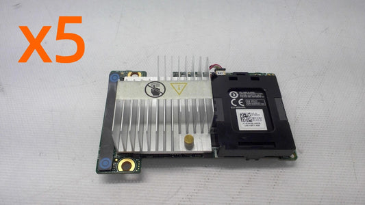 Lot of 5 Dell PERC 05CT6D 0FRH6 6Gbps 512MB Mini Mono Raid Controller w/ Battery