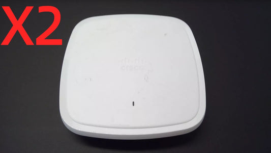 LOT OF 2 Cisco C9130AXI-B Catalyst 9130AX Series Dual Band Wi-Fi 6 Access Point