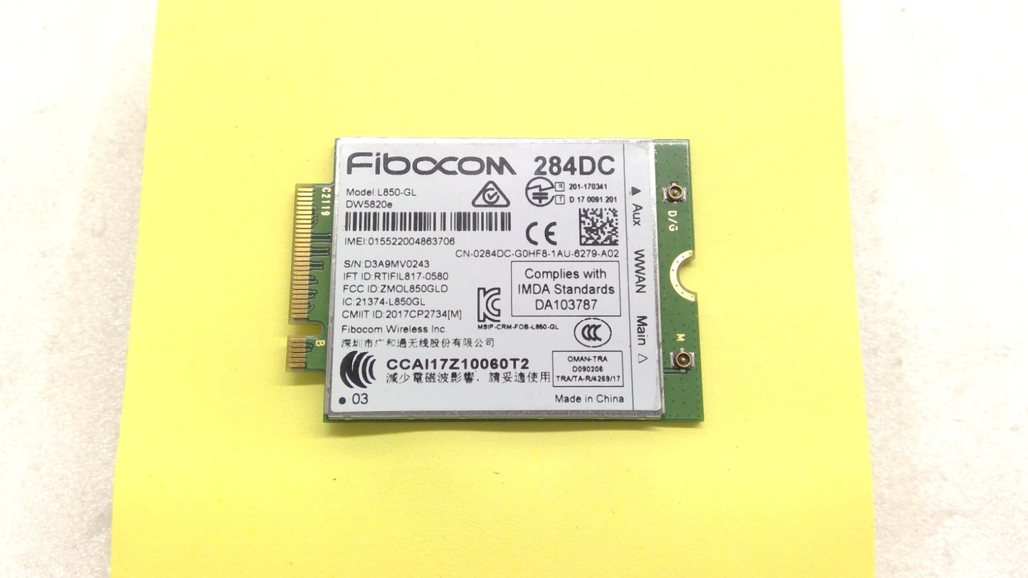 Fibocom L850-GL LTE/WCDMA 4G WWAN Card Module - Assorted Part Numbers - Read
