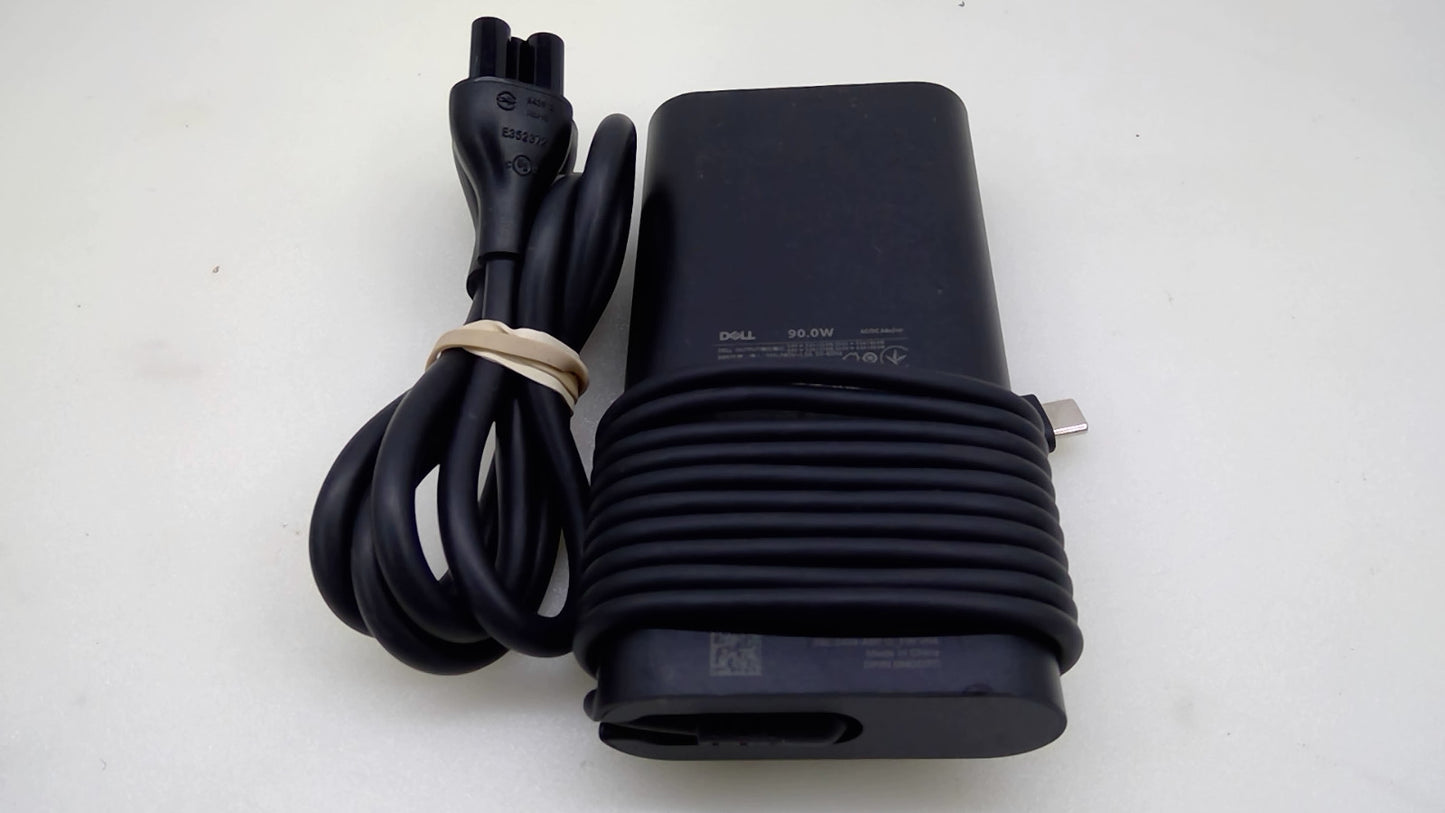 Genuine Dell 90W USB-C AC Adapter Laptop Charger w/ Power Cord OEM