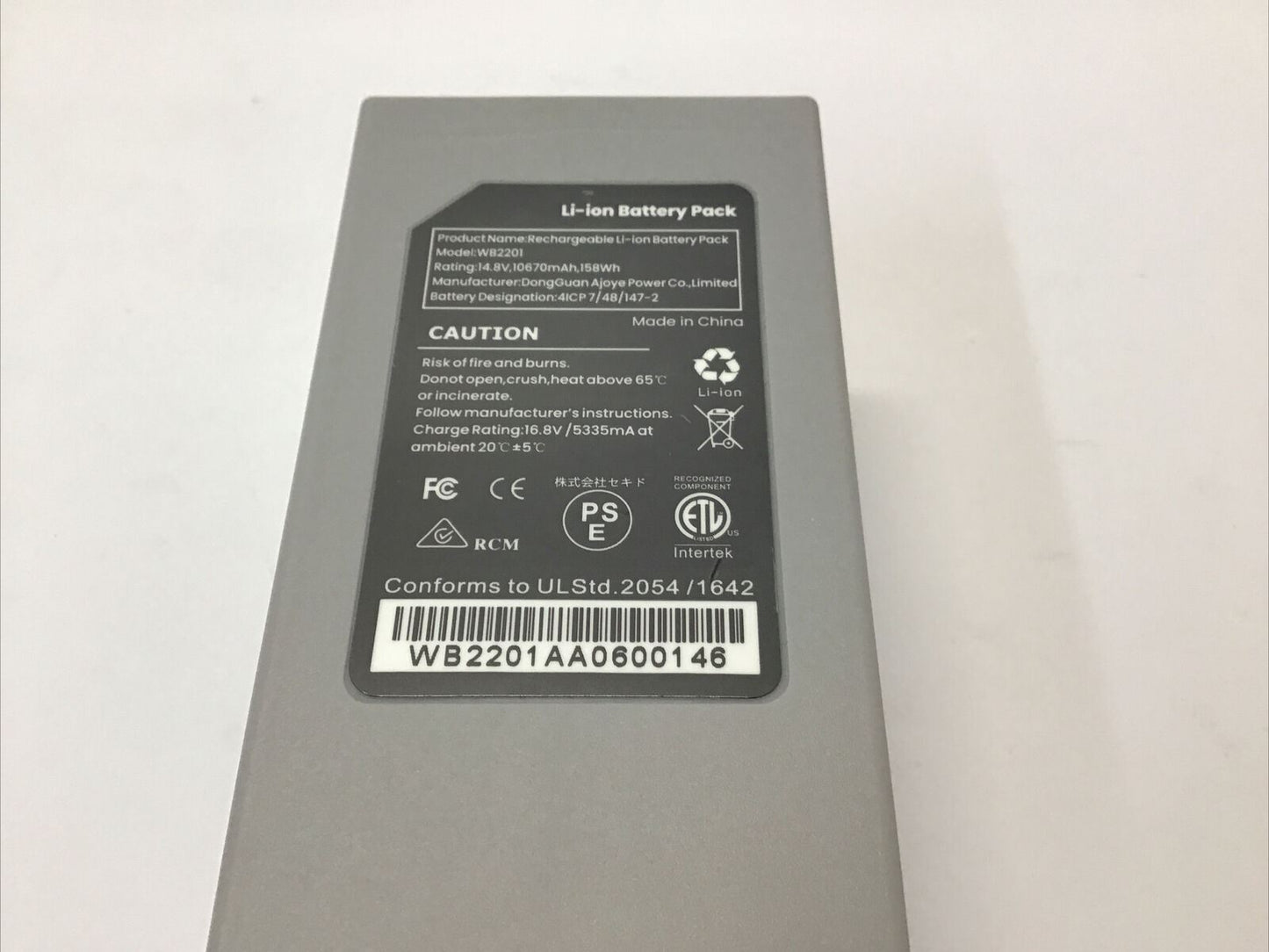 Sublue Underwater Scooter WB2201 Rechargeable Battery Pack for Seabow & SWII