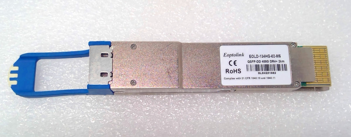 EOPTOLINK EOLD-134HG-02-M5 QSFP-DD MPO 400G DR4+ 2KM Transceiver Module.