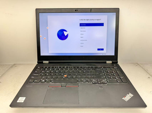 Lenovo ThinkPad P15 Gen 1 15.6" Intel i9-10885H@2.40GHz 32GB 1TB RTX 4000 *READ*