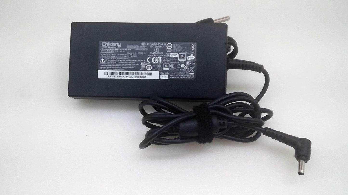 Chicony 150W 20V 7.5A  A18-150P1A For MSI Katana GF66 11UC-087IT AC Adapter 4.5m