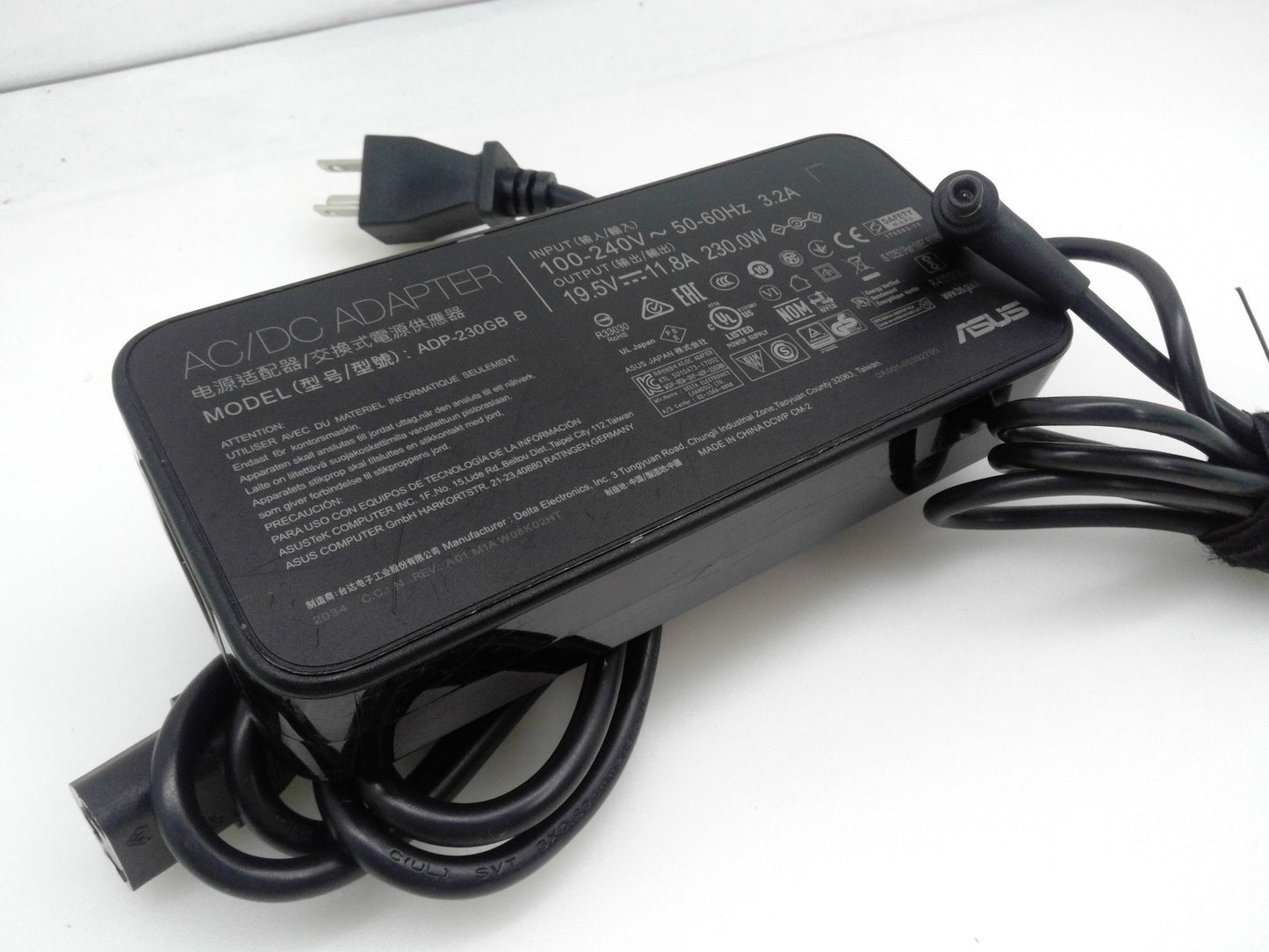 Genuine ADP-230GB B 230W AC/DC Adapter for ASUS ZenBook UX581LV-H2045T 6.0*3.7mm