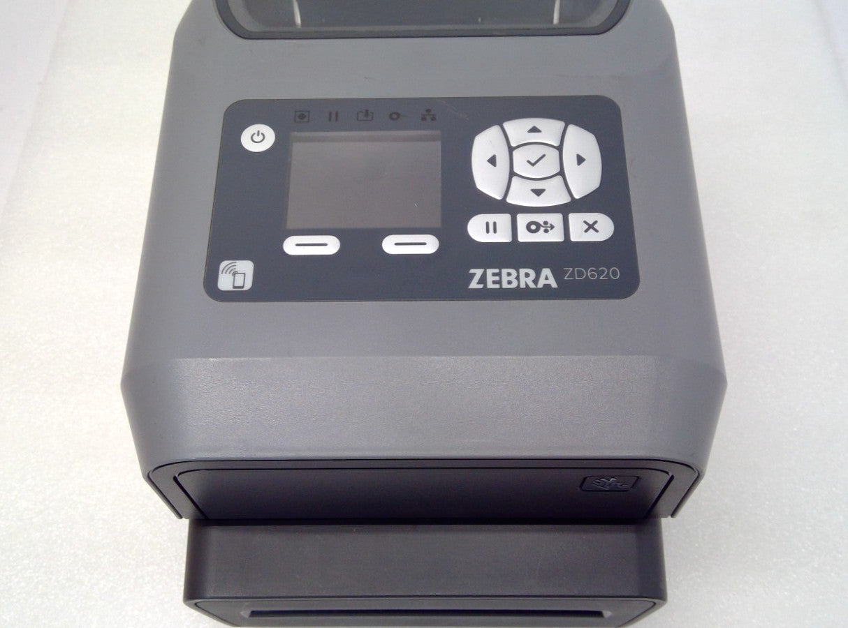 Zebra ZD620 Wireless Desktop Thermal Label Printer ZD62142-T01L01EZ W/Cutter