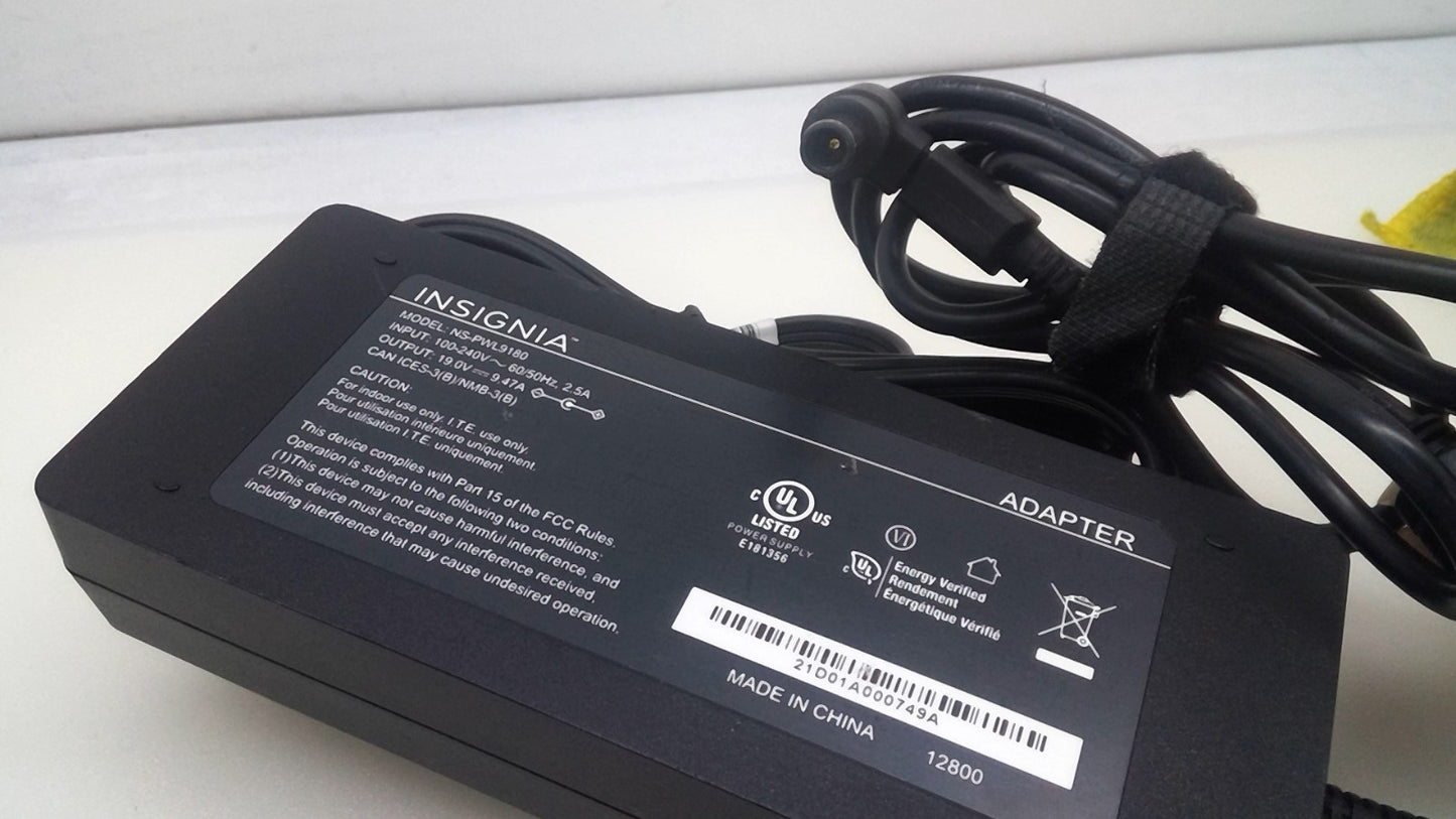 OEM Insignia 180W NS-PWL9180 AC Adapter 19V 9.47A 7.4 × 5.0mm Removable Tip