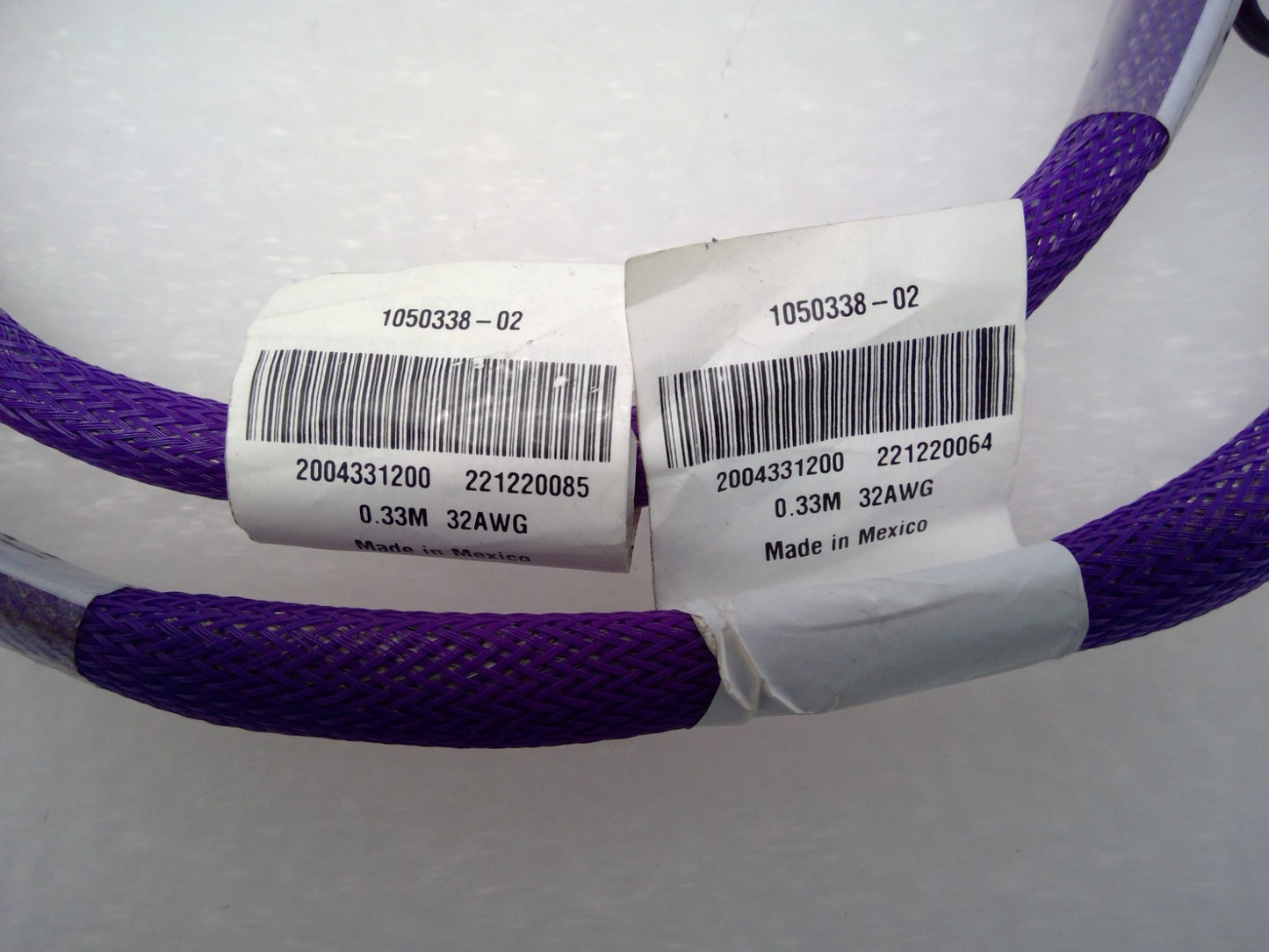 lot of 2 Molex 2004331200 FF-8654 Cable 0.33m 32AWG FOR NVIDIA Mellanox 1050338