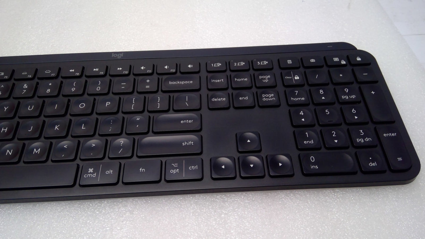 *Read* Logitech MX Keys Advanced Wireless Illuminated Keyboard Black YR0073