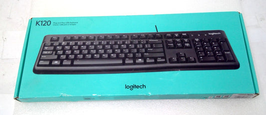 Logitech - K120 USB Full-size Wired Membrane Keyboard 920-002478