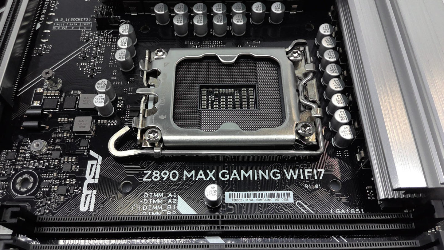 ASUS Z890 MAX GAMING WIFI7 Intel LGA 1851 ATX DDR5 Desktop Motherboard