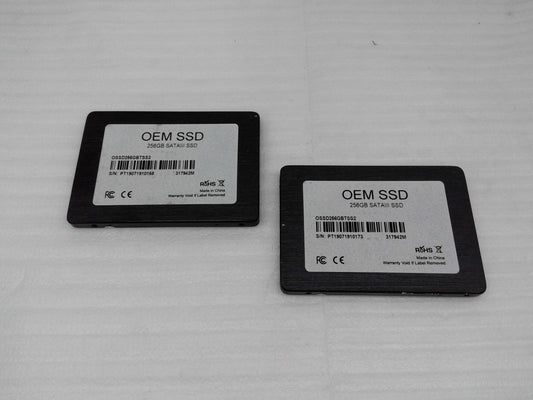 Lot of 2 OEM OSSD256GBTSS2 256GB SATA  III 2.5" SSD Solid State Drive