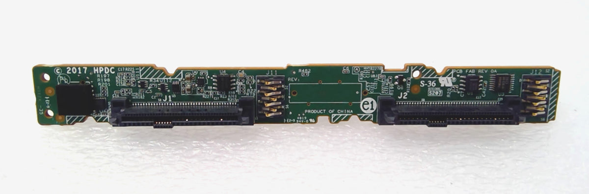 HP 875080-001 854804-001 DL360/DL380 G10 2x SFF 2.5" U.2 NVMe SSD Backplane Card