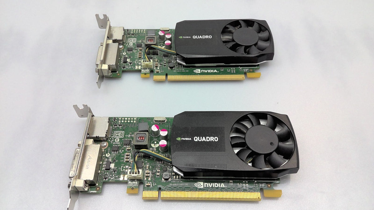 Lot of 2 PNY NVIDIA Quadro K620 699-52012-0504-700 PCI-E DVI DP Graphics Card