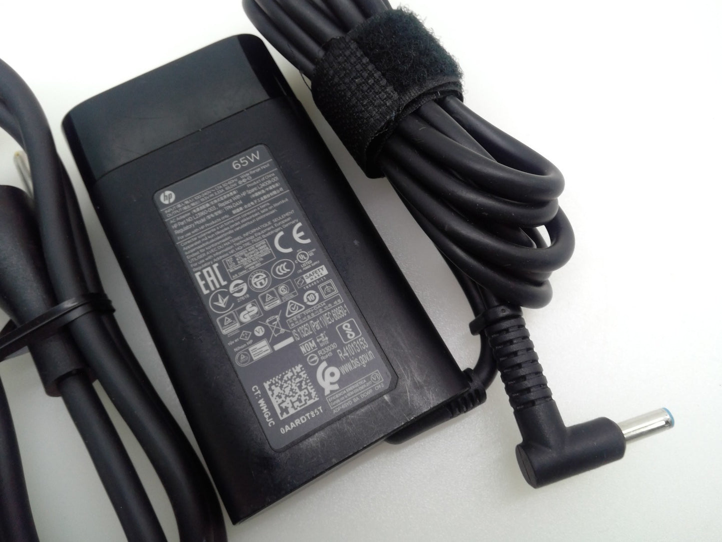 Genuine HP 65W Laptop AC Adapter Power Supply L23960-003 Blue Tip# 4.5*3.0mm